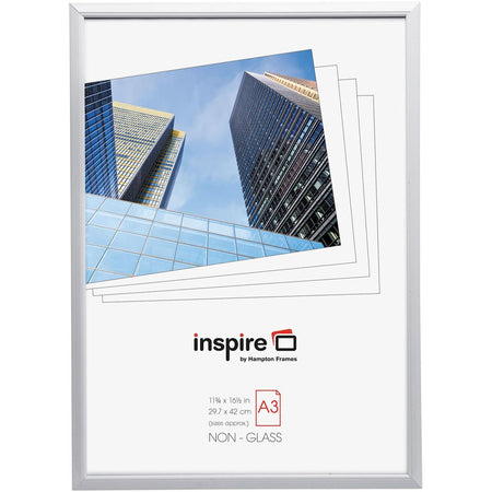 The Photo Album Company -  Hampton fotokader, 1.4 cm PVC profiel, wit, A3