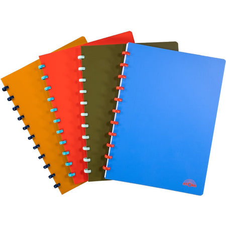 Atoma - Carnet Nature, format A4, 144 pages, ligné, couleurs assorties