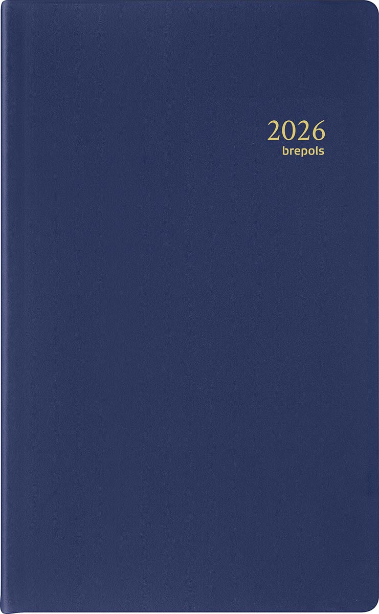 Brepols - agenda Breform Seta 6 langues, bleu, 2026