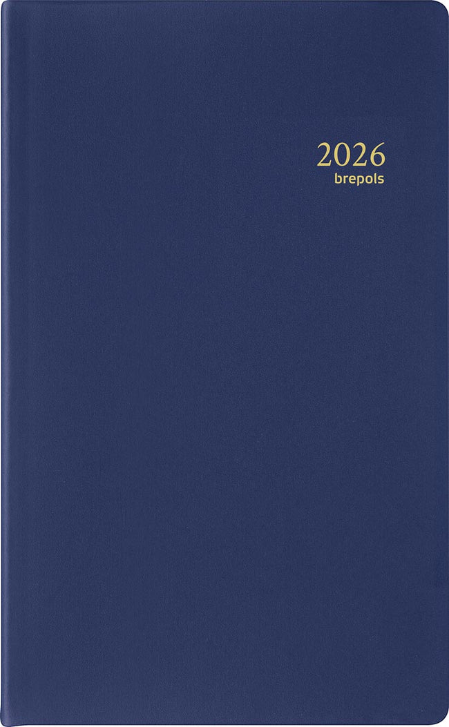 Brepols - agenda Breform Seta 6 langues, bleu, 2026
