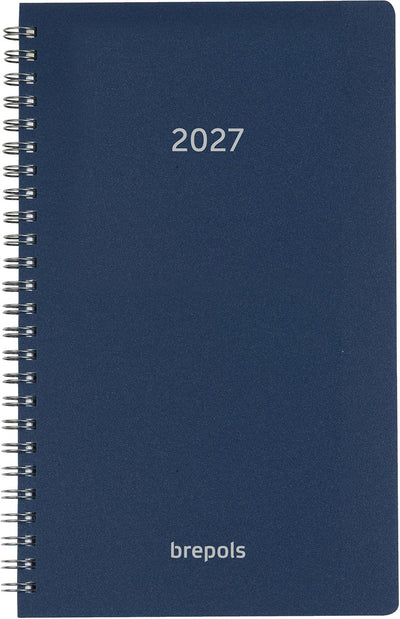 Brepols - Brepols-Agenda Breform Polyprop 6 Sprachen, blau, 2025