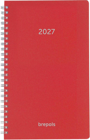 Brepols - Agenda Breform Polyprop 6 Sprachen, rot, 2026