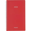 Brepols - agenda Breform Polyprop 6 langues, rouge, 2026