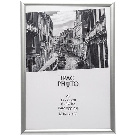 The Photo Album Company -  Inspire by Hampton Frames fotokader aluminium, ft A5, zilver