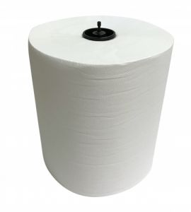 ALTERNATIVE - Rouleau de serviettes Matic plus blanc 21cm x 150m 6 rouleaux