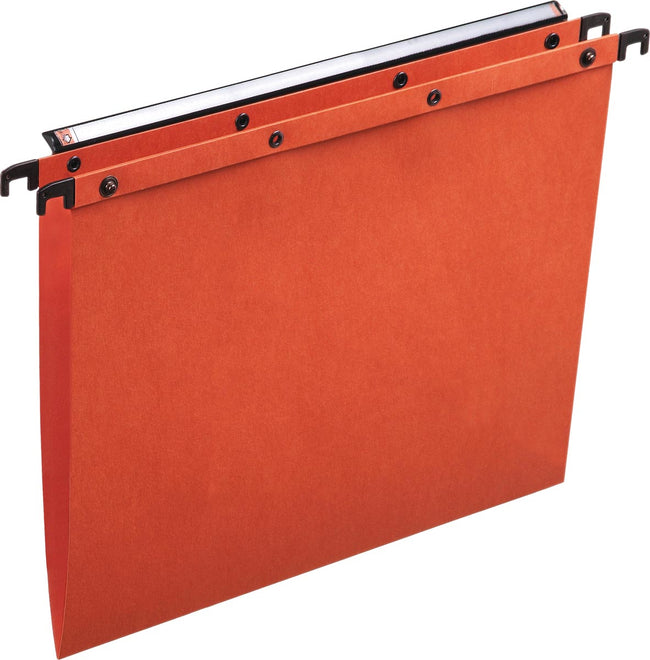 Elba - L'Oblique Hängeregister für Schubladen AZO Abstand 330 mm (A4), V-Boden, orange