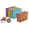 Elba - Dossiers suspendus L'Oblique pour tiroirs AZO entraxe 390 mm (foolscape), fond V, orange