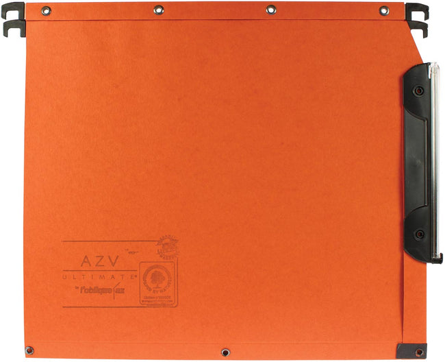 Elba - Dossiers suspendus L'oblique pour caisson AZV fond 30 mm, orange