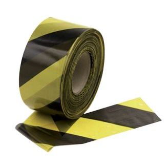 Afzetlint in dispenser 500 meter Geel / zwart