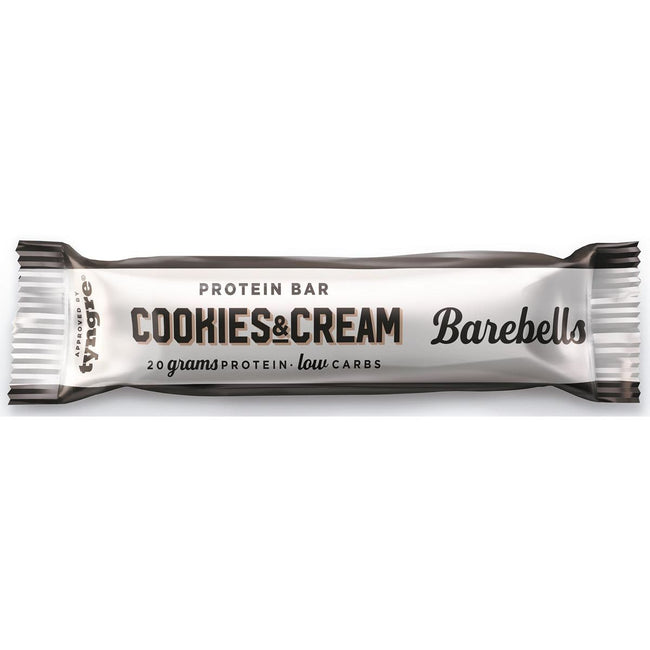 Barebells - Riegel Original Cookies Cream, 55 g, Packung à 12 Stück