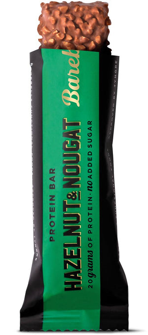 Barebells -   reep Original Hazelnut Nougat, 55 g, pak van 12 stuks