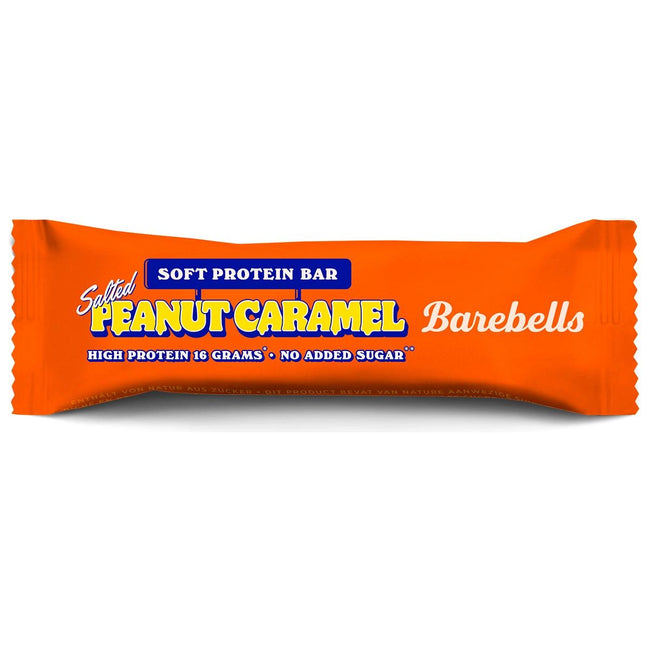 Barebells - Barebells Soft Salted Peanut Caramel, reep van 55 g, pak van 12 stuks