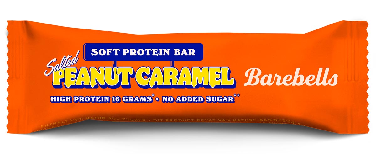 Barebells - Riegel Soft Salted Peanut Caramel, 55 g, Packung à 12 Stück