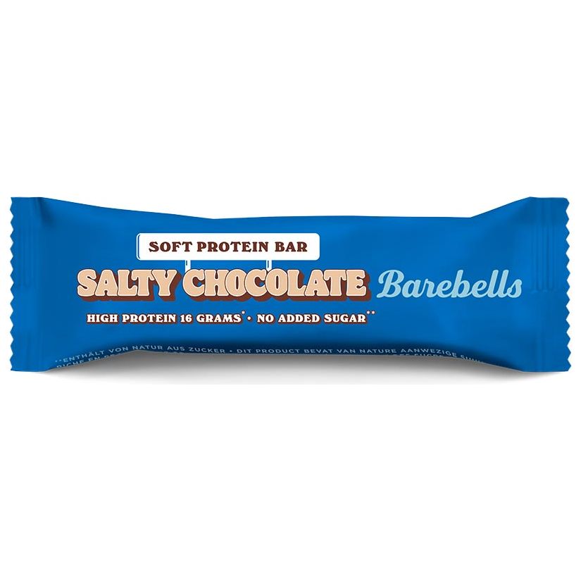 Barebells - Barebells Soft Salty Chocolate, reep van 55 g, pak van 12 stuks