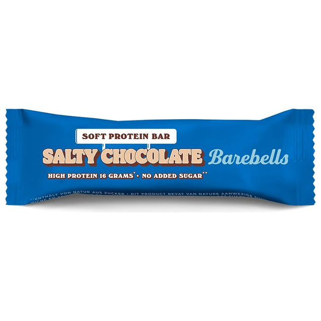 Barebells - Barebells Soft Salty Chocolate, reep van 55 g, pak van 12 stuks