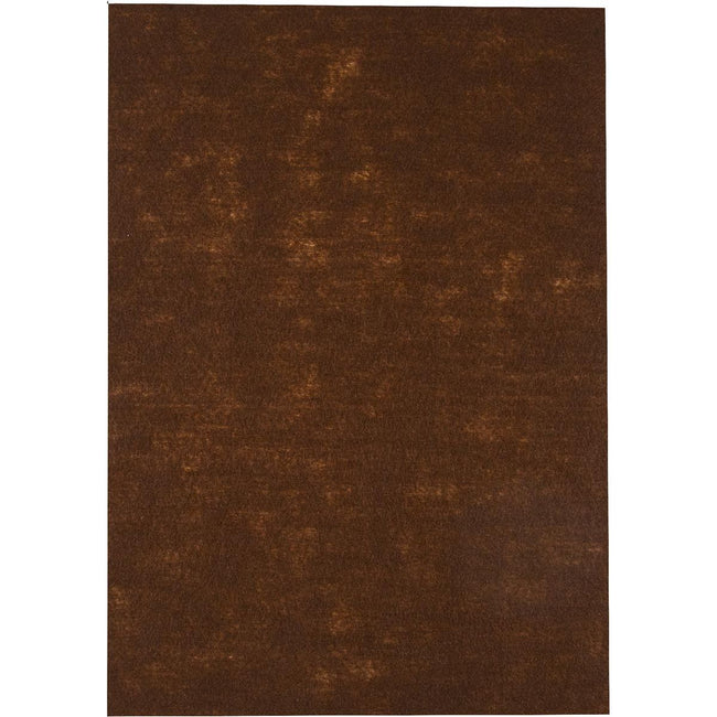 Bouhon - papier feutre A4, paquet de 10 feuilles, marron