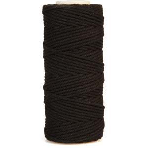 Bouhon - Makramee-Seil 200 g, ca. 130 m, Stärke: 2 mm, schwarz