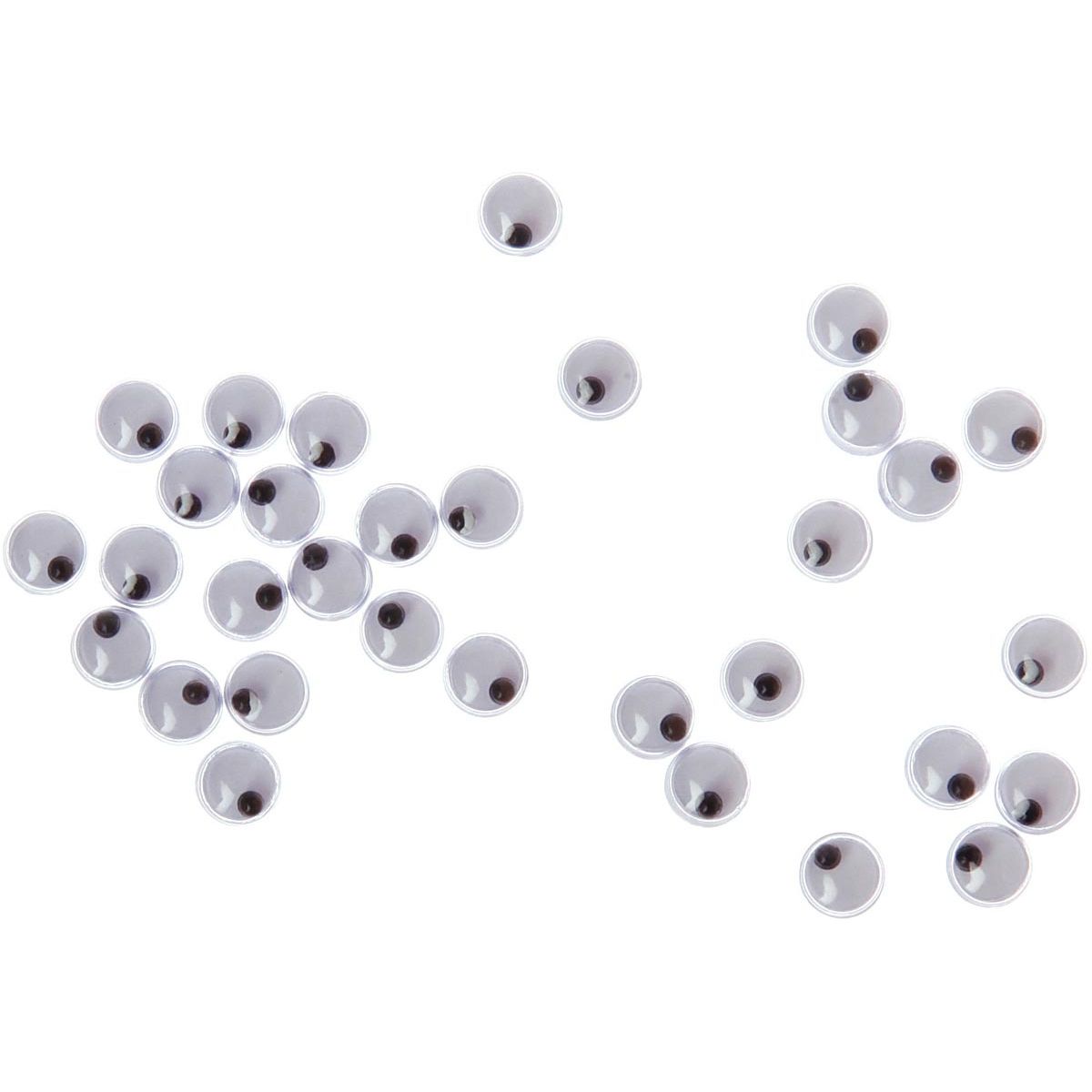 Bouhon - Bastelaugen 4 mm, Beutel mit 50 Stück