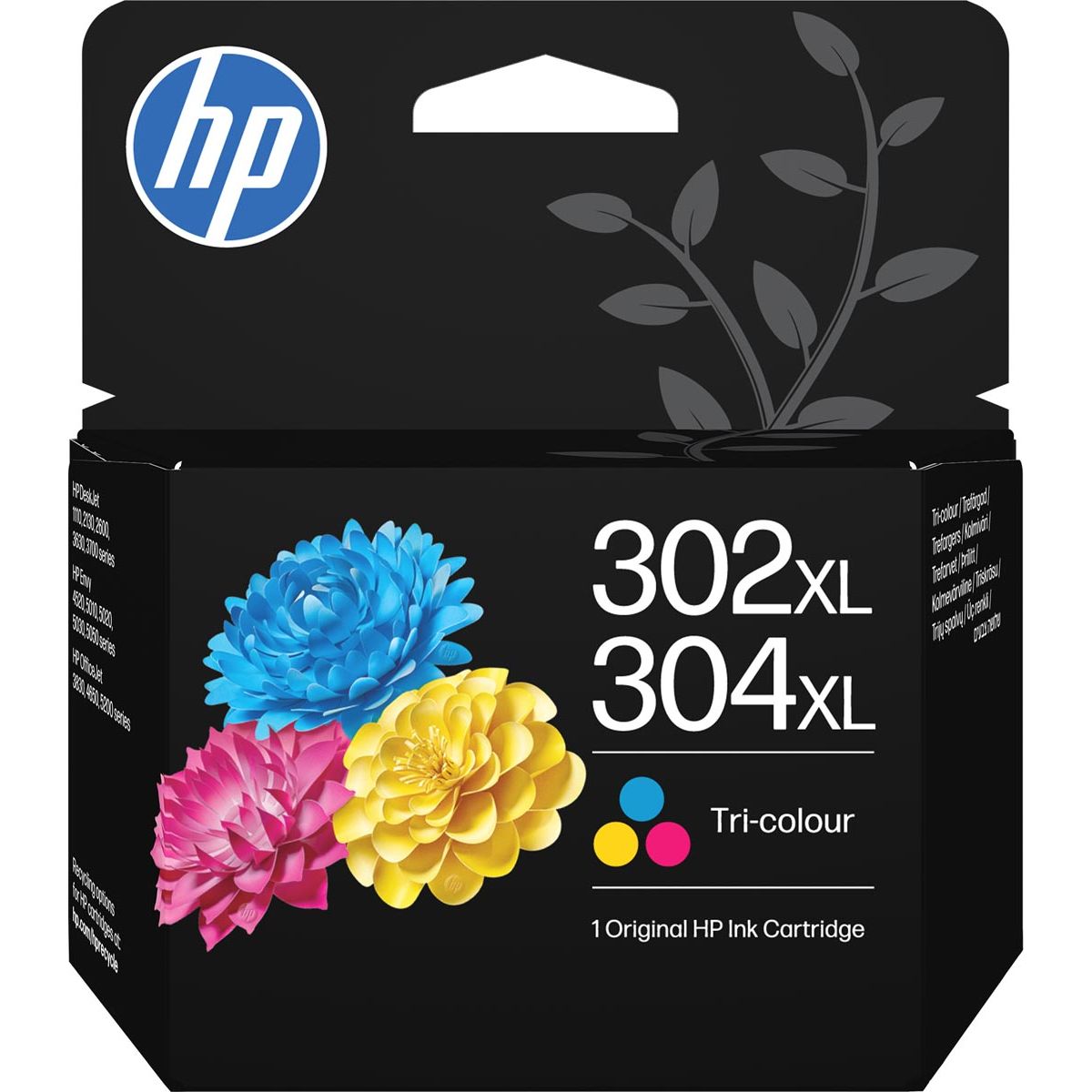 HP -  inktcartridge 302/304 XL, 300 pagina's, OEM B7RT8AE, 3 kleuren