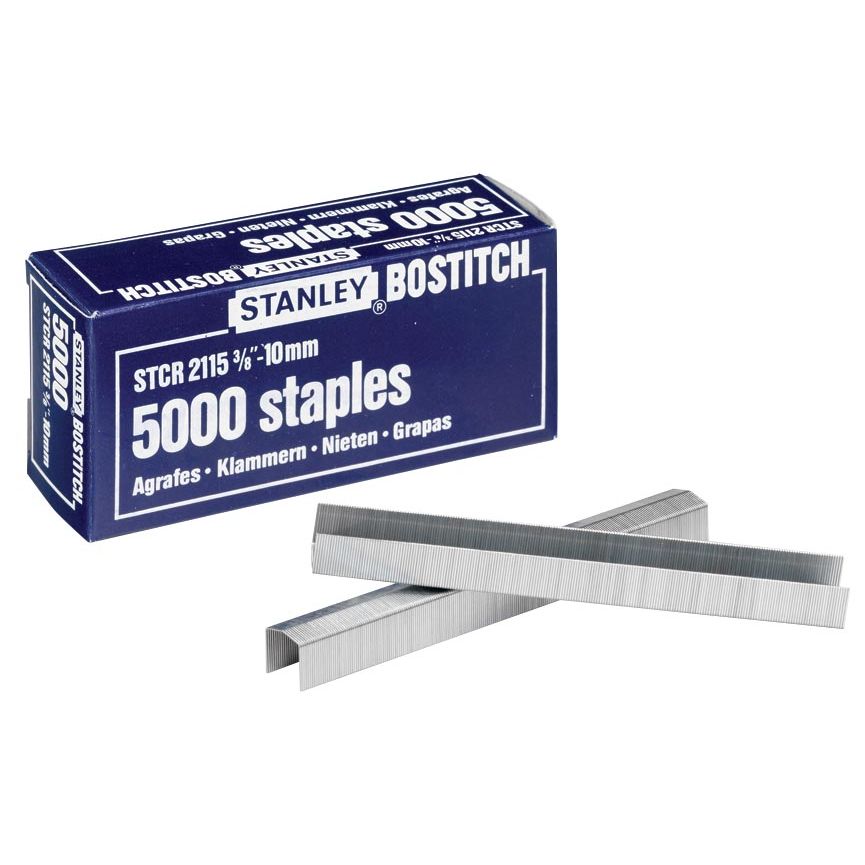 Bostitch - agrafes STCR211510Z, 10 mm, pour B8P, B8HC, B8E, B8HDP, boîte de 5000 agrafes