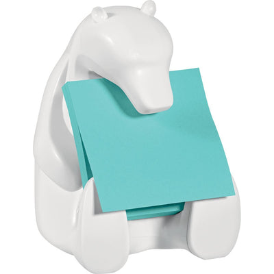 Post-it Super Sticky -  Super Sticky Z-notes dispenser, beer, voor ft 76 x 76 met 1 blok van 90 blaadjes blauw