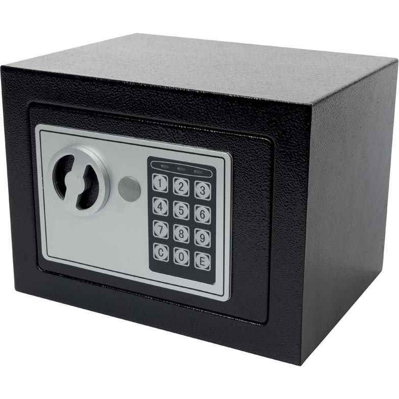 Perel -  elektronische kluis, met 3-8-cijferige code