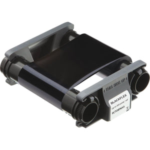Badgy -   lint Blackflex, monochroom, zwartn voor kaarten uit papier
