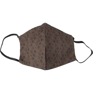 Klika -  Wasbaar mondmasker, green kites motief, maat: heren, pak van 5 stuks