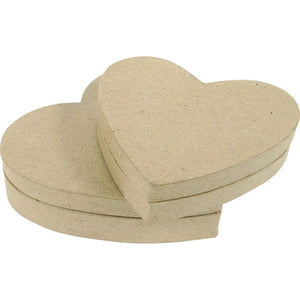 Décopatch - Box, Pappmaché, Größe XS, Herz
