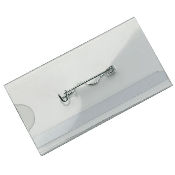 Europel - Badge autocollant avec épingle 60x40mm