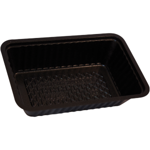 Plateau PS A9 145x95x36mm noir 2000 pièces