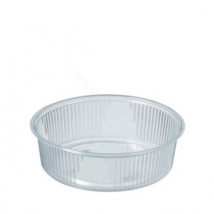 101/31 - Récipient pp rond cristallin 125cc 100 pièces