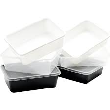 Klika - PP-Spritzgussbehälter 182x135x63mm 750cc schwarz 500 Stück