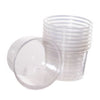 Récipients Plastique Rond - Récipient à sauce rond 50cc transparent 3000 pièces