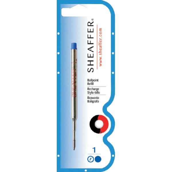 Sheaffer -  Balpenvulling fijn blauw blister à 1 stuk