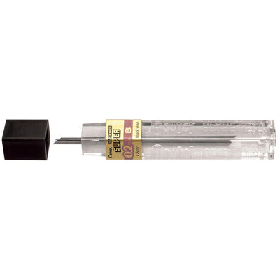 Pentel - mines de crayon, 0,2 mm, B, étui de 12 pièces
