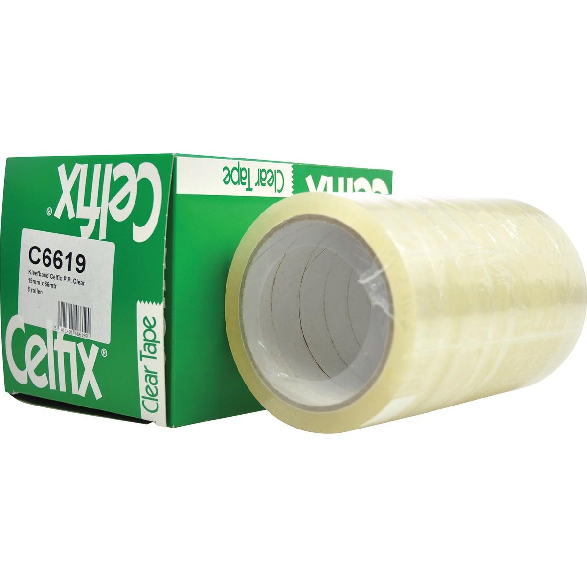 Celfix -   plakband PP ft 19 mm x 66 m