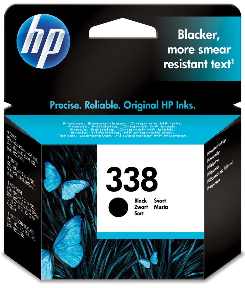 HP - Inkcartridge 338, 450 pages, OEM C8765ee, noir