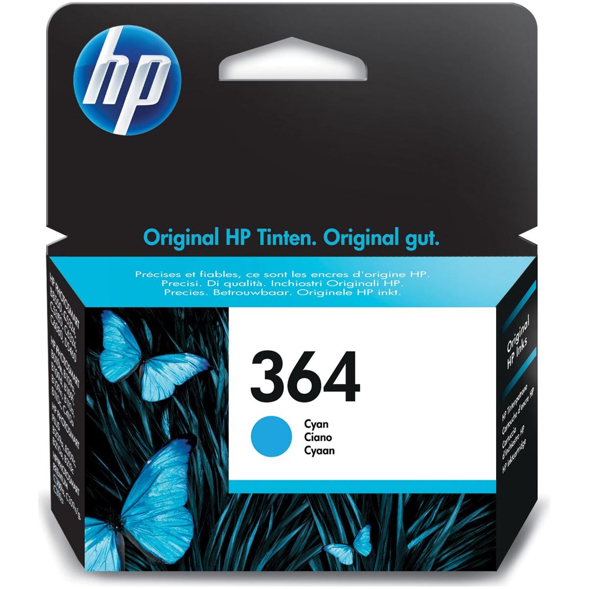 HP - Tintenpatrone 364, 300 Seiten, OEM CB318EE, Cyan