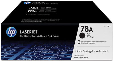 HP - Cartouche toner ce278ad 78a noir 2x