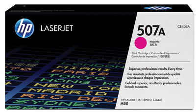 HP - Tonerkartusche ce403a 507a rot