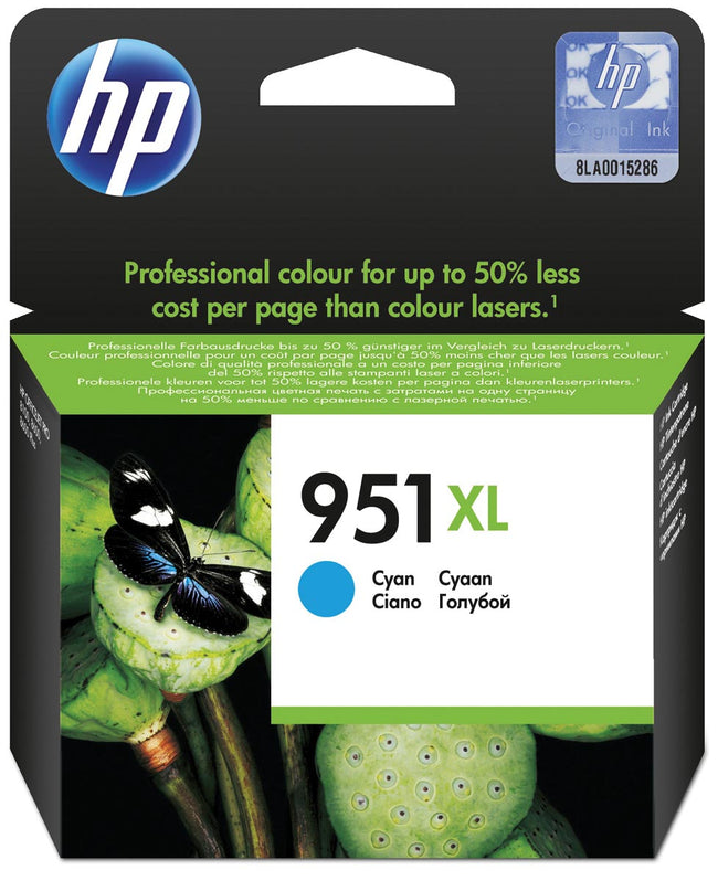 HP - Cartouche d'encre cn046ae 951xl bleue