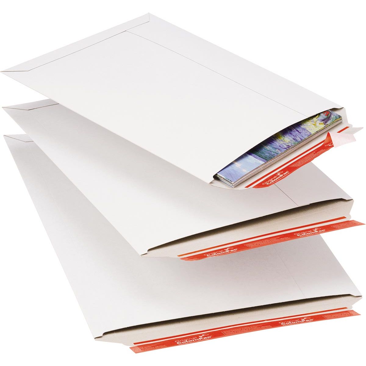 COLOMPAC - Enveloppe d'expédition Colompac CP012, ft 17 x 24,5 x 3 cm, blanc