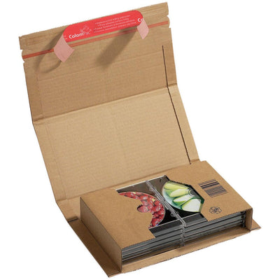 Colompac -   verzenddoos CP020, ft 25,1 x 16,5 x 6 cm, bruin