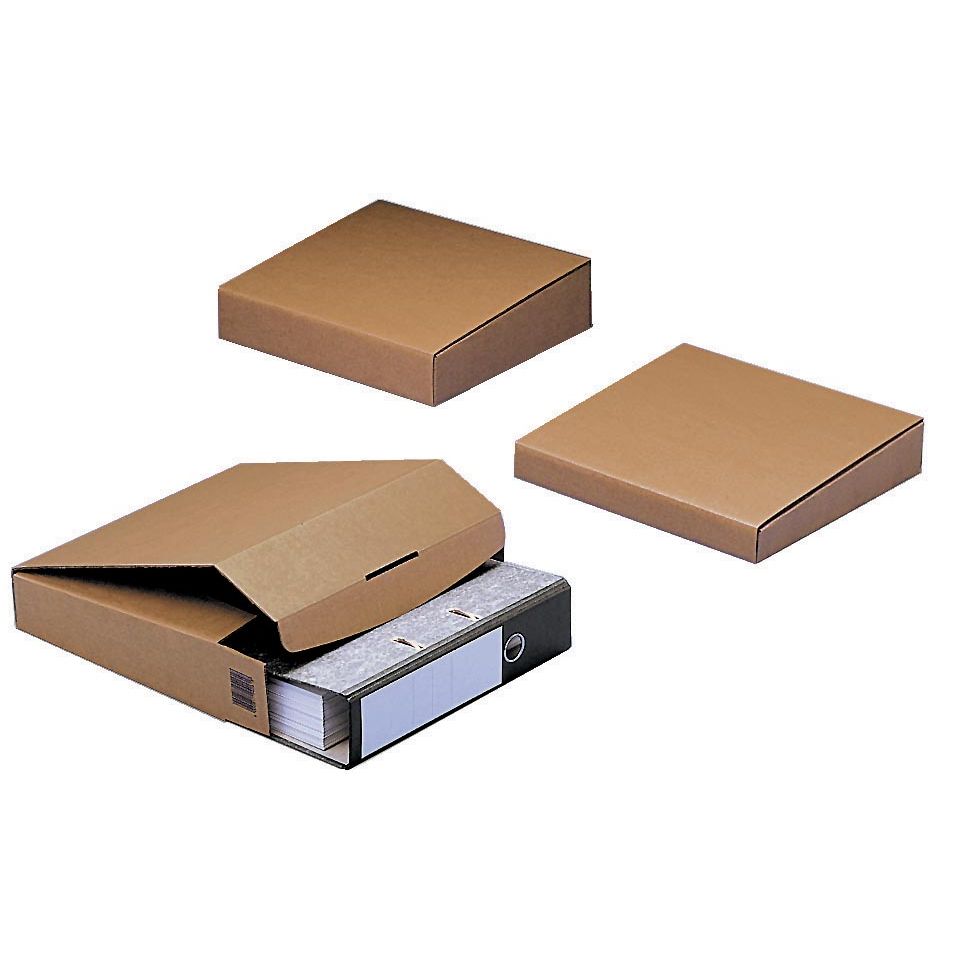 Colompac - carton d'expédition pour classeurs CP058, pi 32,2 x 29,5 x 5 cm, marron