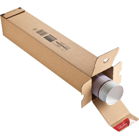 Colompac -   rechthoekige verzendkoker, ft 705 x 108 x 108 mm, bruin