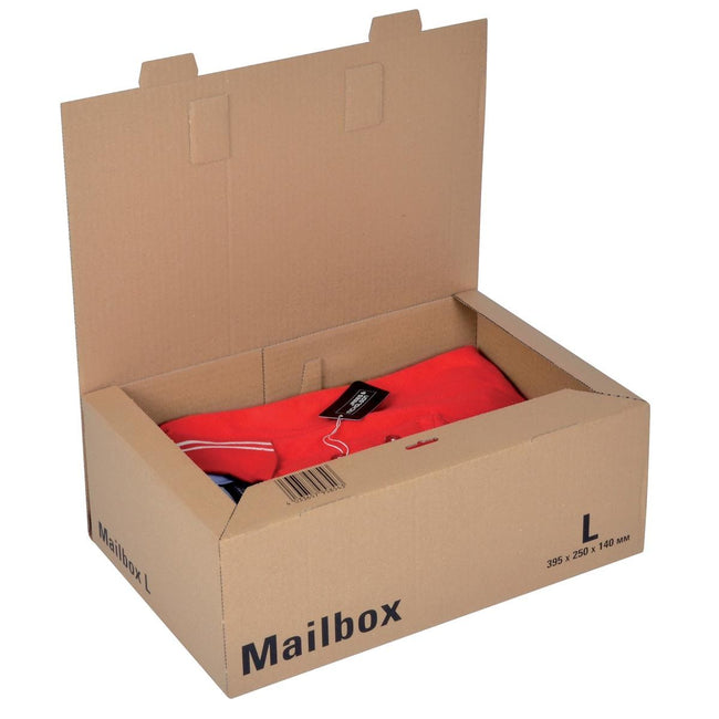 Colompac - Versandkarton groß, ft 39,5 x 25 x 14 cm, braun