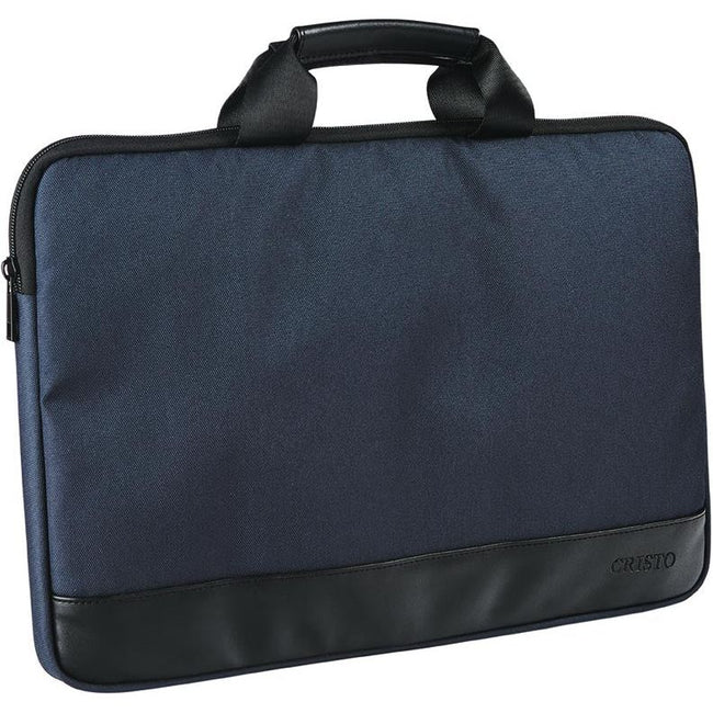 Cristo - Recycled sleeve voor 15,6 inch laptops, blauw