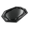 Neutre - Plateau traiteur ps 35cm 8 coin noir 100 pièces