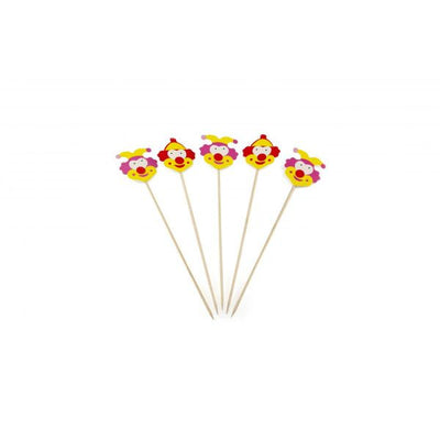Clown op prikker 190mm 100 stuks